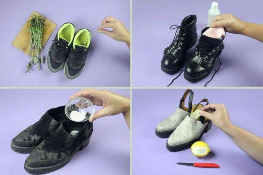 Как избавить обувь от запаха