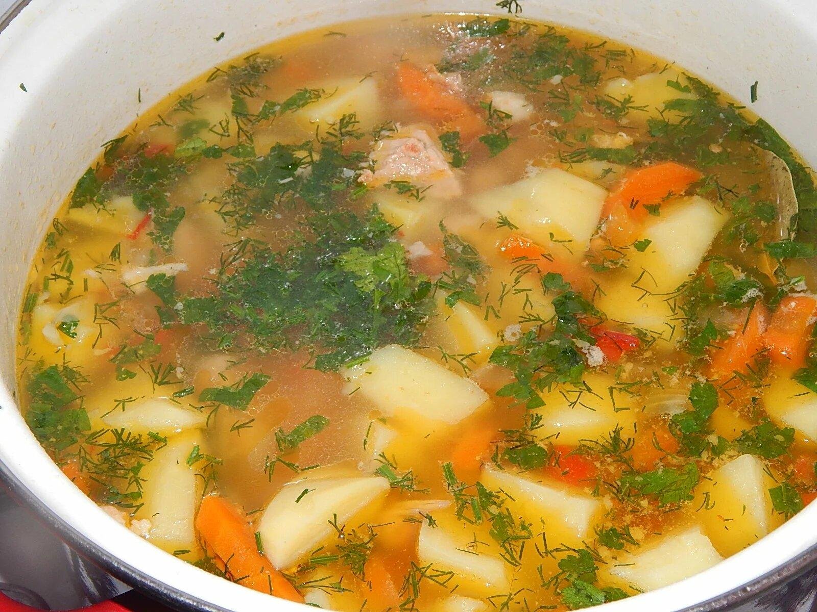 Рецепт простого супа с мясом и картошкой. Суп Картовница. Суп из свинины. Суп со свининой и картошкой. Картофельный суп со свининой.