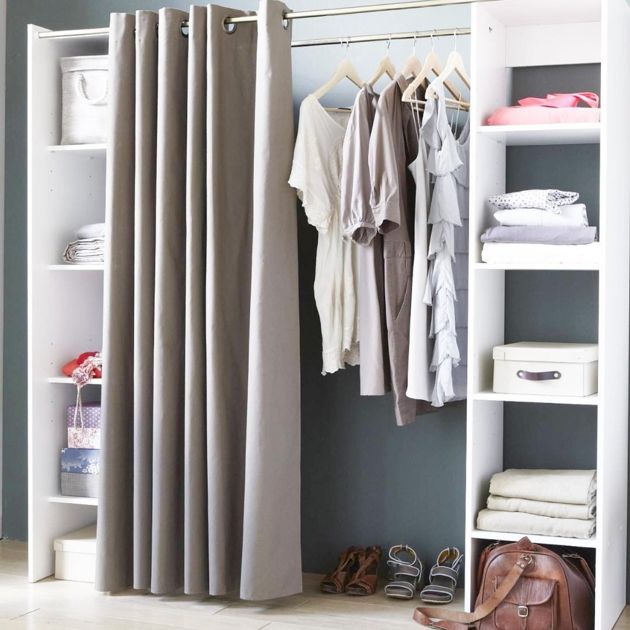 Как организовать гардеробную в два раза дешевле обычного шкафа: лайфхак