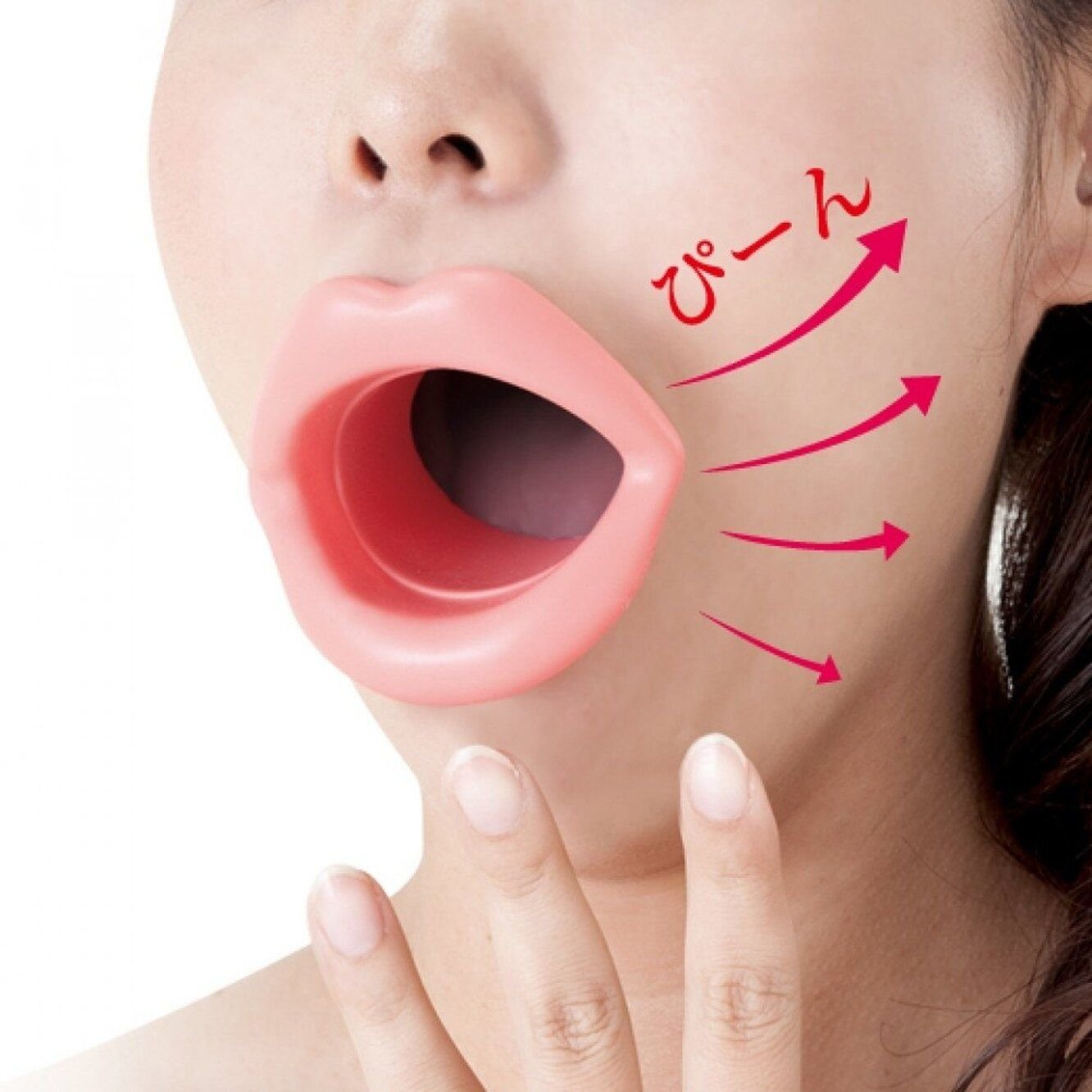 Во сколько закрывать рот. Расширитель рта кольцо. Тренажер для мышц лица. Расширитель рта губы. Японский тренажер для мышц лица.