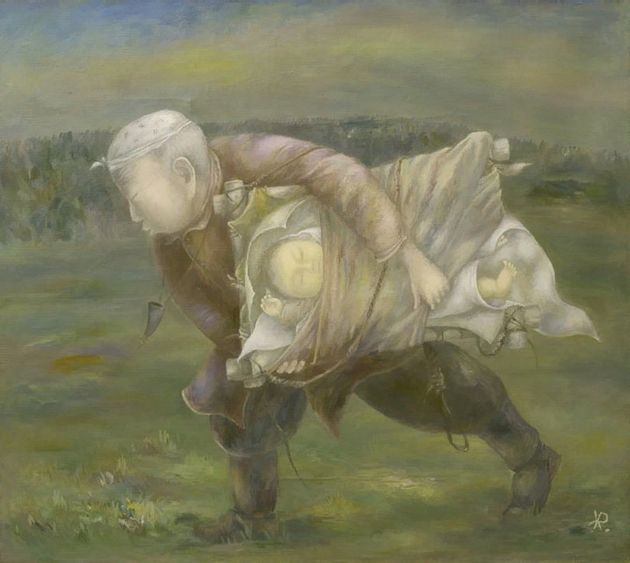Добрый мир детства на картинах бурятского художника Жамсо Раднаева