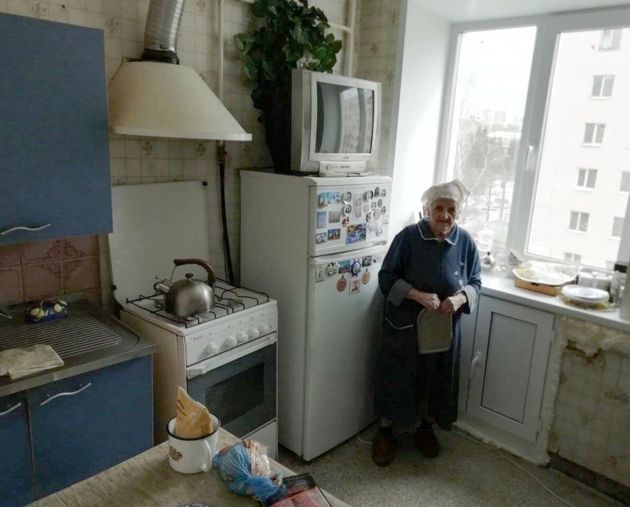 До и после. Ремонт старой кухни для бабушки. Функциональный и стильный интерьер для любимых
