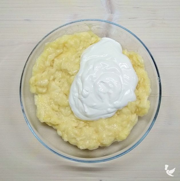 Рецепт вкусной выпечки: Мягкое банановое печенье на йогурте