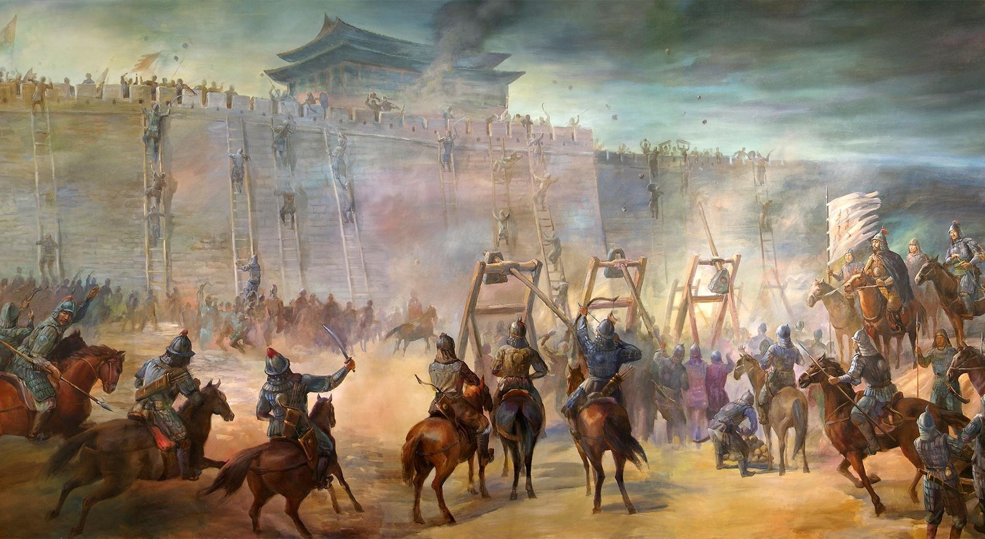 Монголо татарское завоевание. Монгольское завоевание Багдада. Осада Багдада 1258. Завоевание Китая Чингисханом.