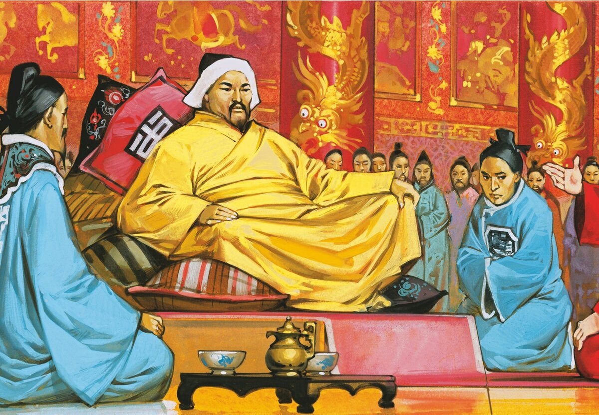Восточный правитель 4. Хан Хубилай и Марко поло. Монгольский Хан Хубилай. Хубилай внук Чингисхана.
