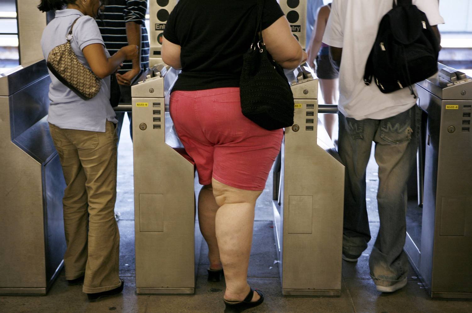 Куча толстых. Американские жирные женщины.