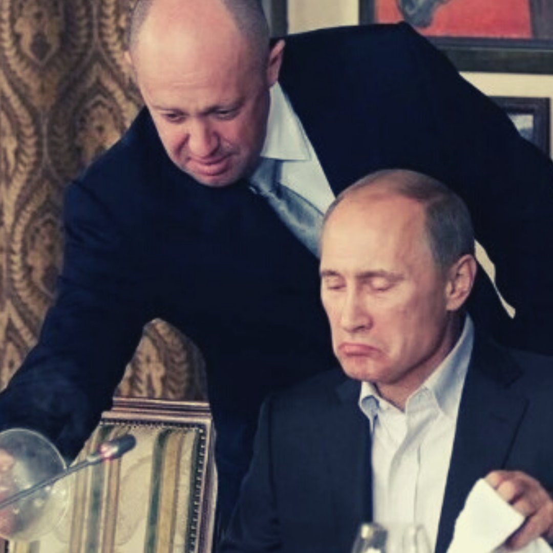 Владимир Путин у Евгения Пригожина