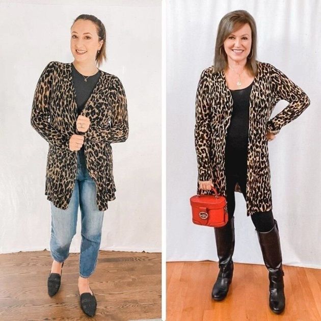 Тётя и племянница покупают одинаковую одежду, но носят ее по-разному: у кого лучше получается