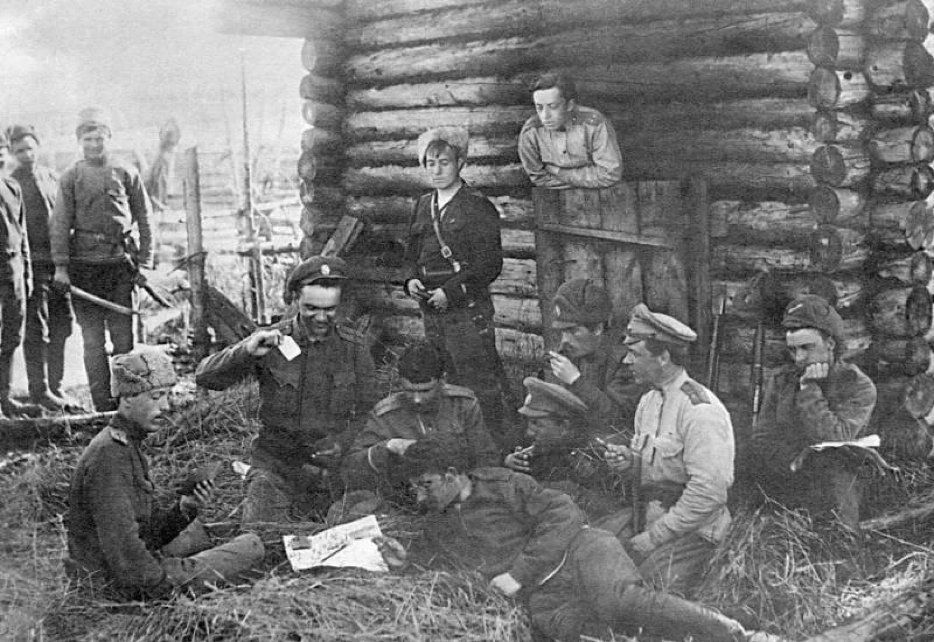 Бойцы Уральской армии после рейда на Лбищенск